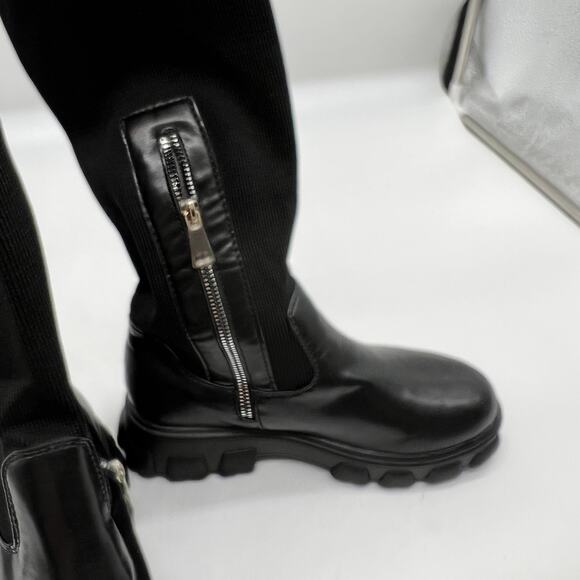 Women's Over The Knee Platform Thigh High Boots Round Toe Size 8US /39CN - Picture 8 of 15